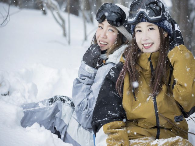 冬の魅力満載の日帰りスキー